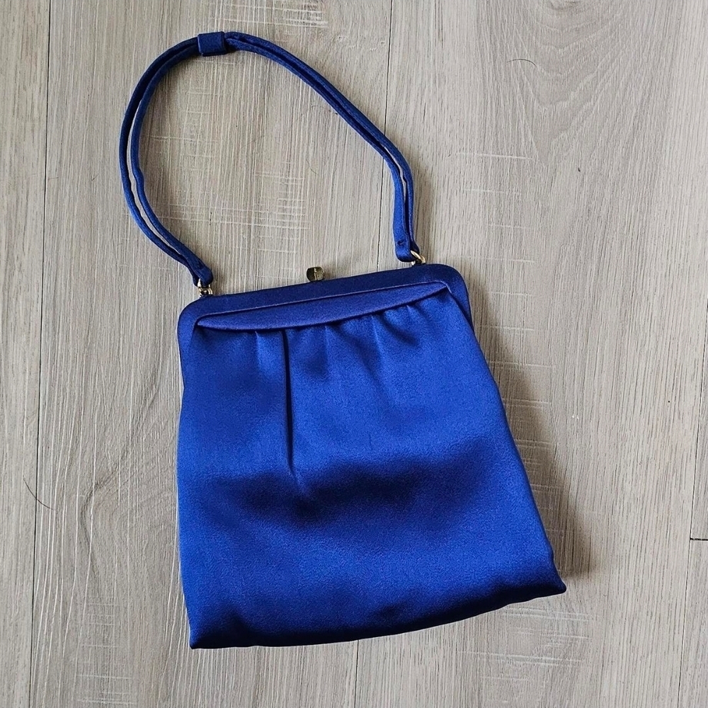 Vintage Blue Morris Moskowitz Handbag